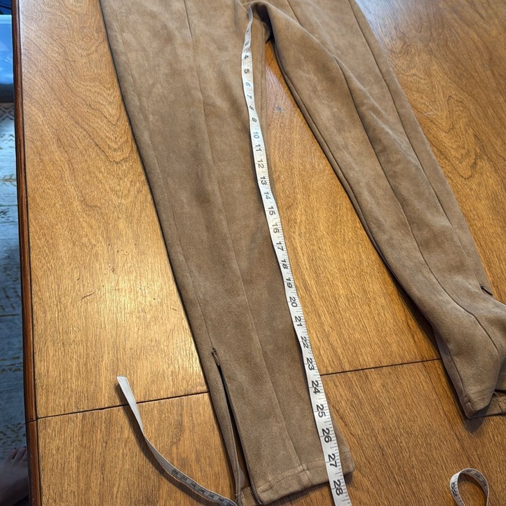 In The Style Suede Straight Leg Pants - Picture 10 of 13